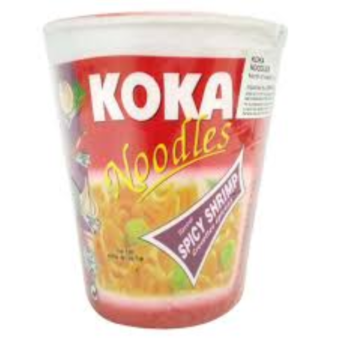 KOKA CUP NOODLE SPICY SHRIMP 70G
